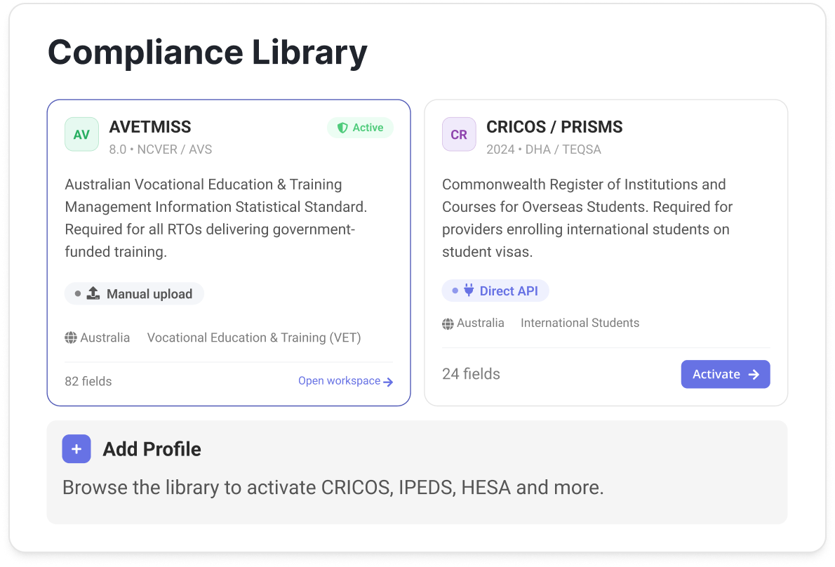 Classe365 screenshot: Built-in security and compliance solutions